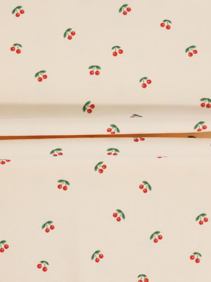 Red Cherry Blanket with Lace