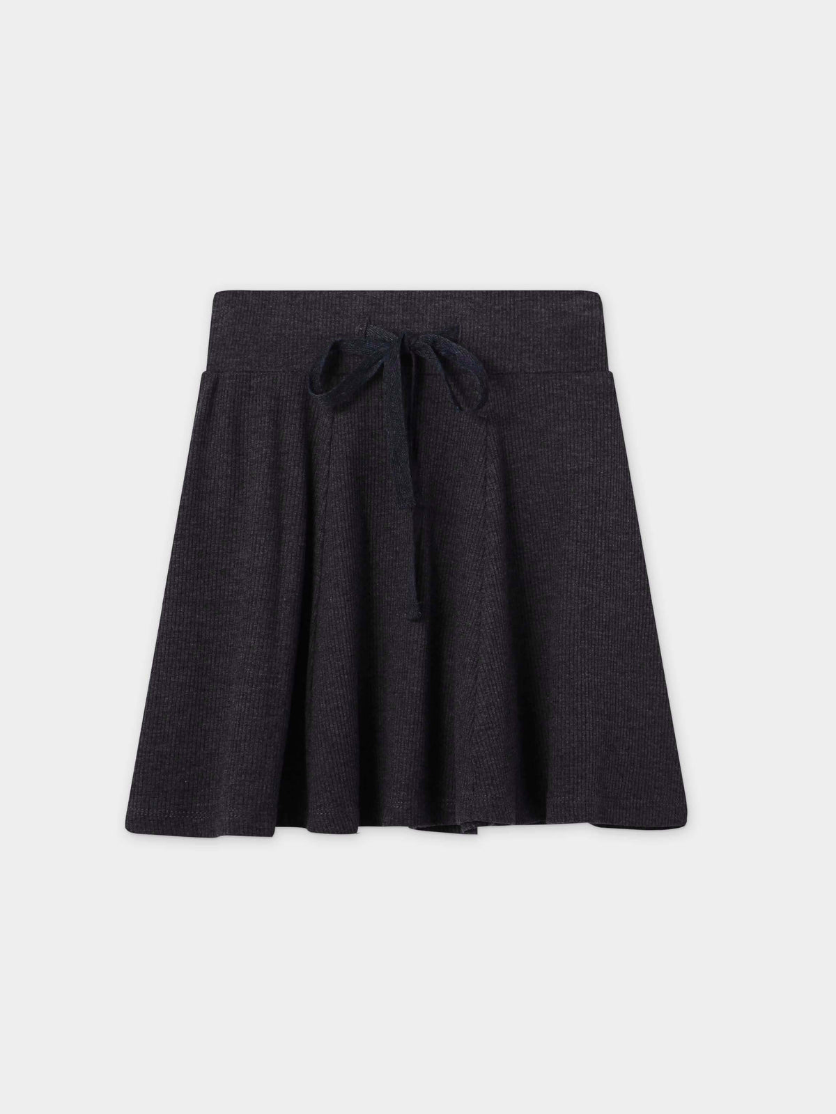 Heather grey flared skirt design