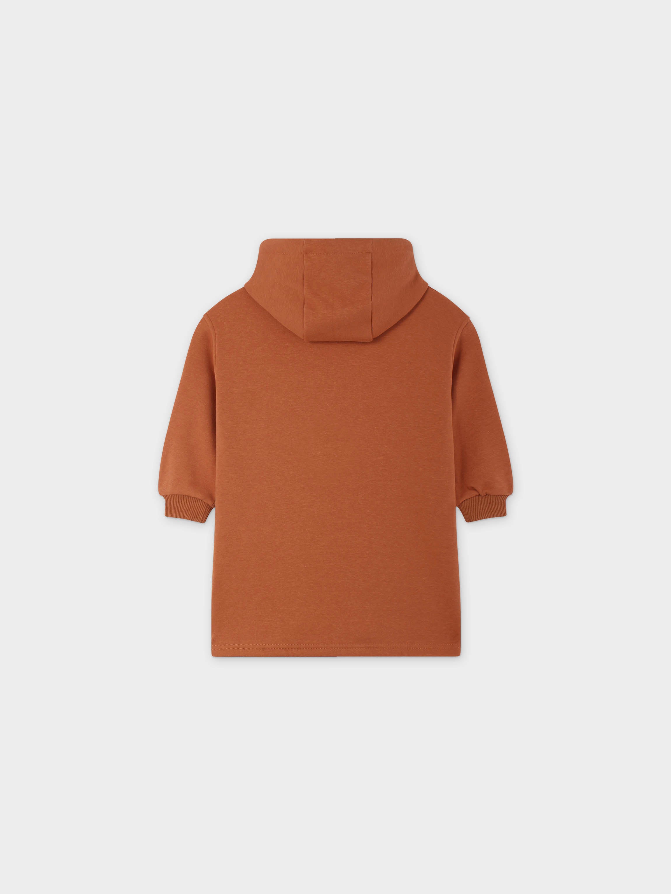 Logo Sweatshirt Dress- Taupe