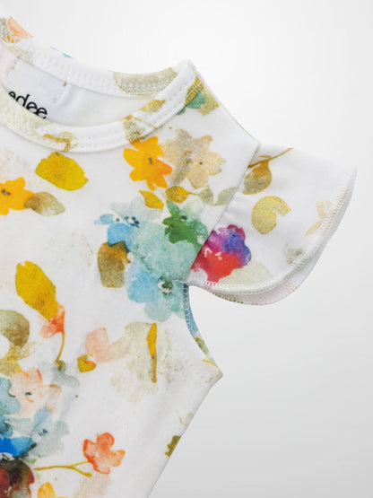 Pastel Flower Bloomers Set