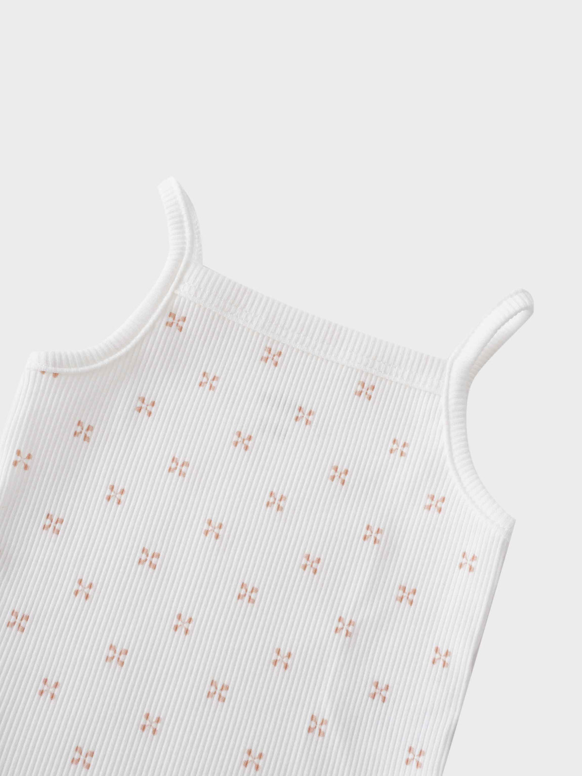 Pink diamond pattern baby bodysuit