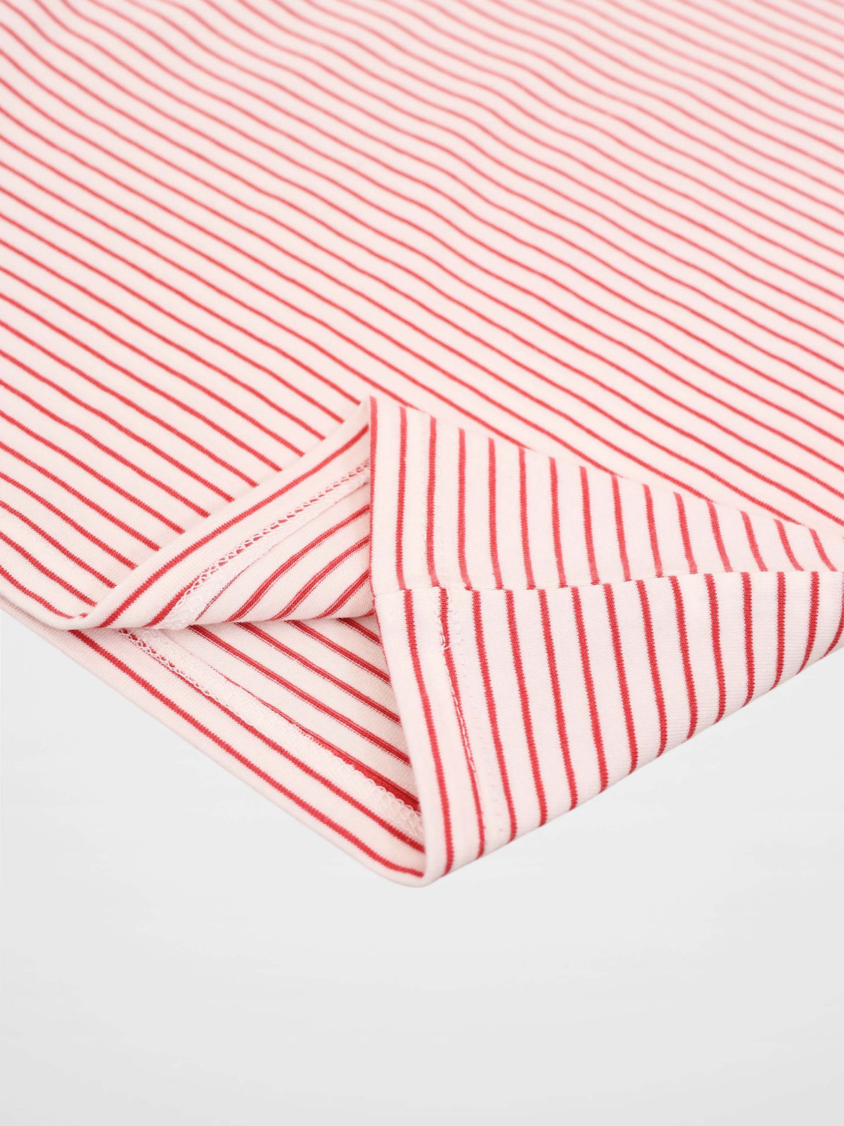 Little Paris Short Sleeve T-Shirt by Adee; red and white striped girls&