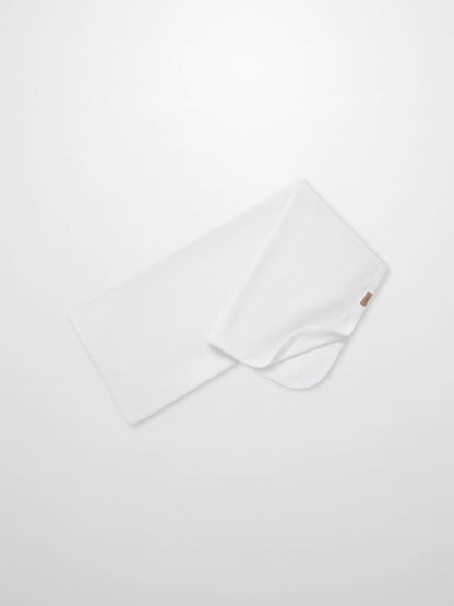 Legacy Stitch Stretchy White unisex stretchies by Adee, white fabric with stitched edges