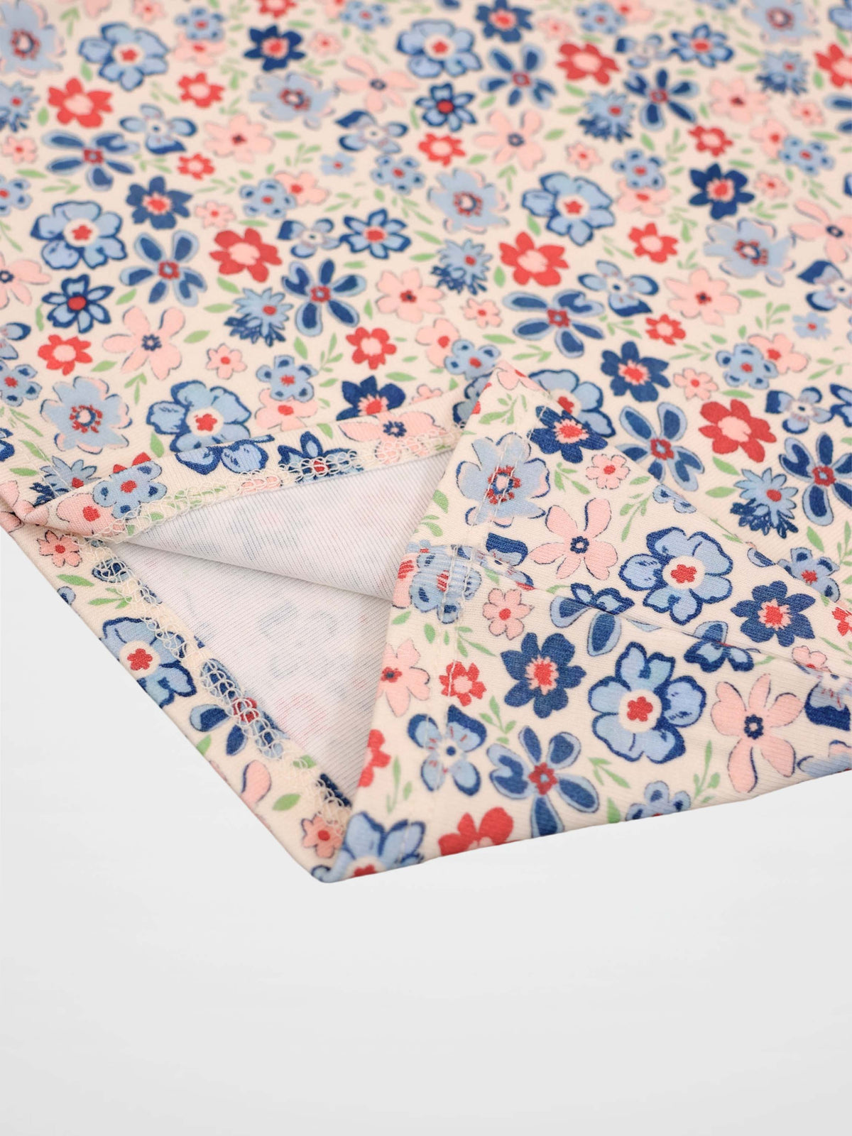 Garden Flower 3/4 Sleeve Shirt for girls, pink floral print tee
