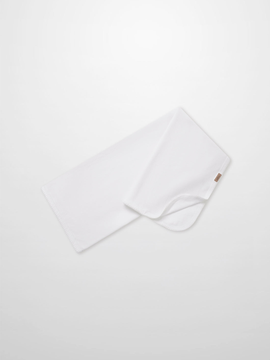 Legacy Stitch Blanket White, unisex swaddle blanket by Adee