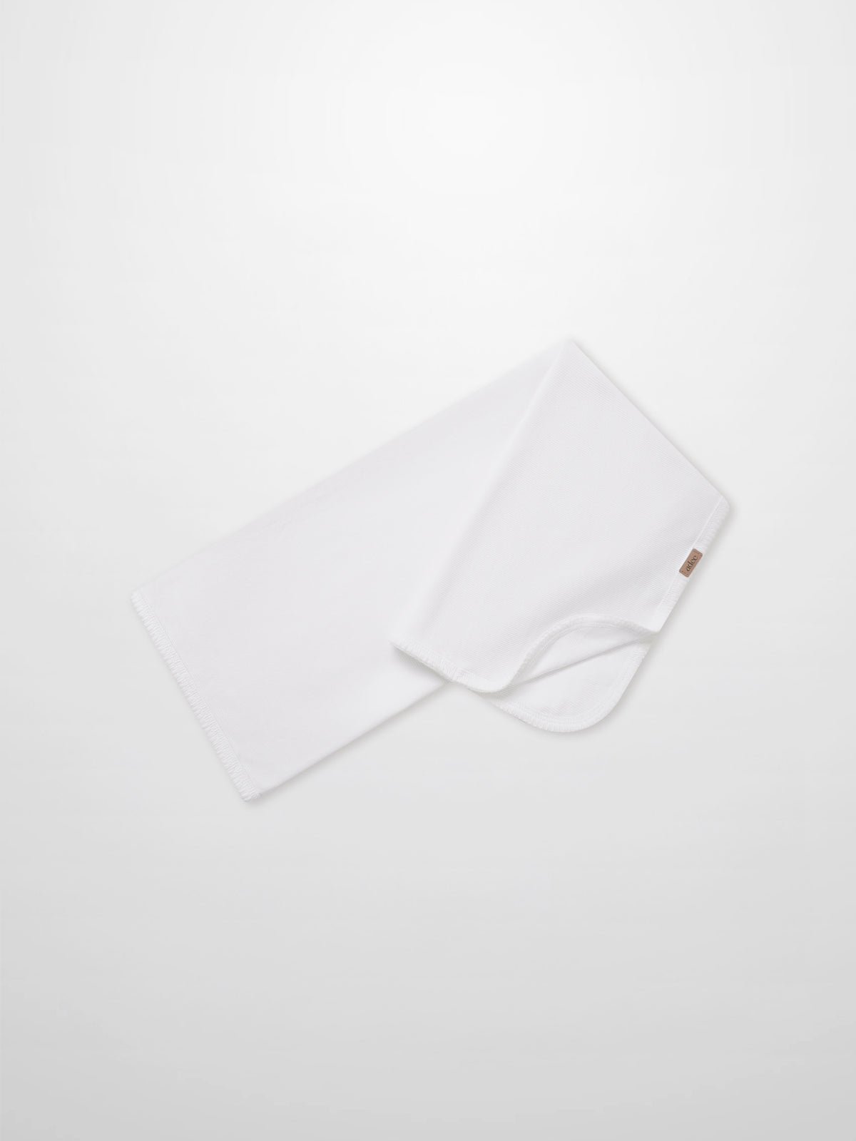 Legacy Stitch Blanket White, unisex swaddle blanket by Adee