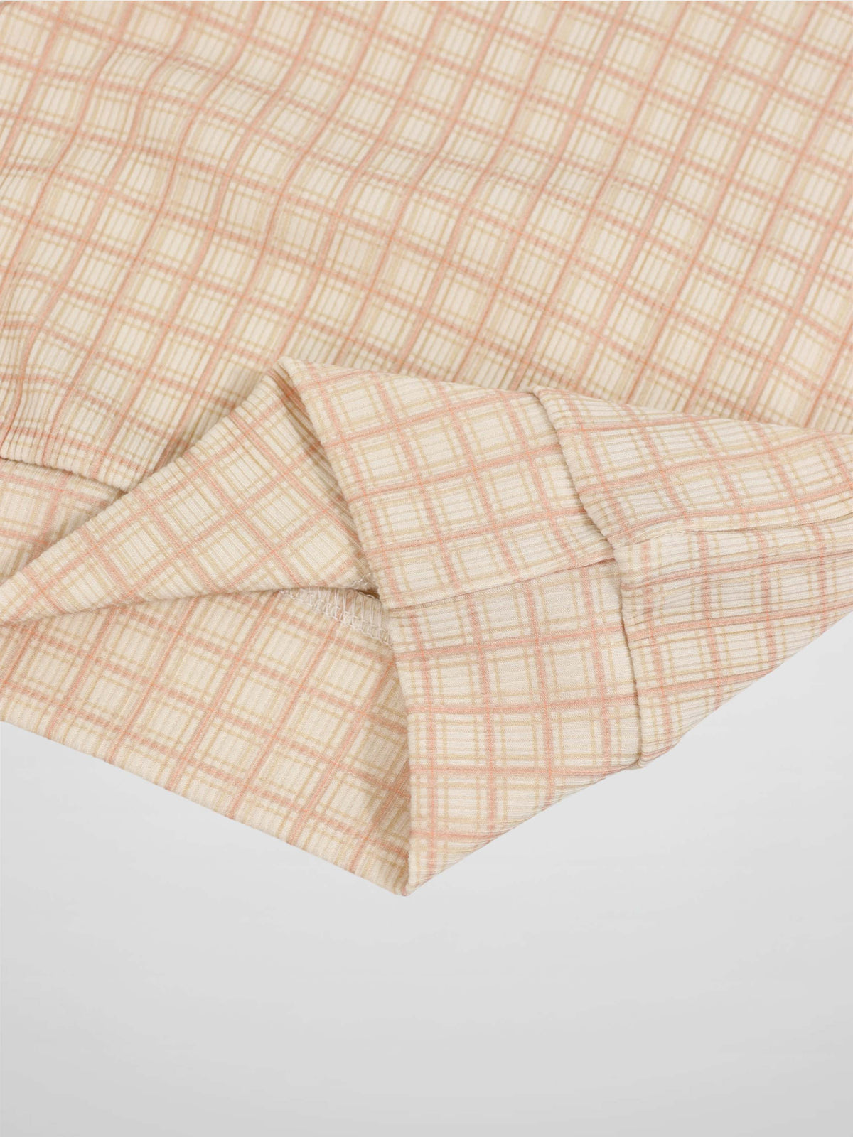 Pink Squared Pajamas for girls in pink plaid pattern