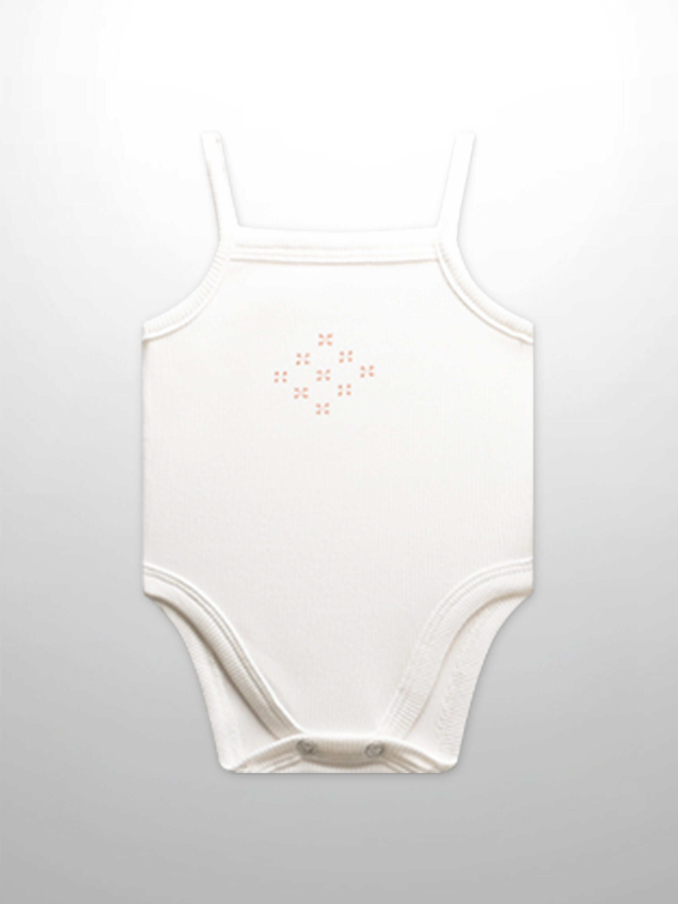 Pink diamond pattern baby bodysuit