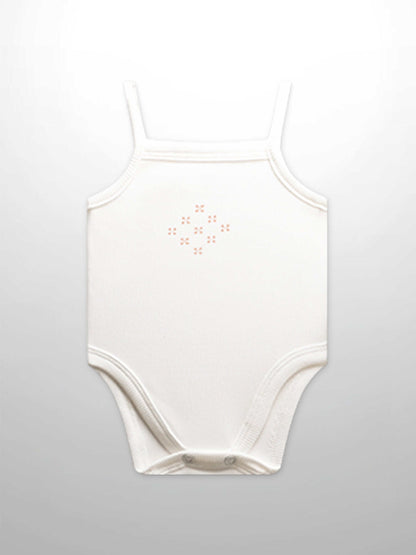 Pink diamond pattern baby bodysuit