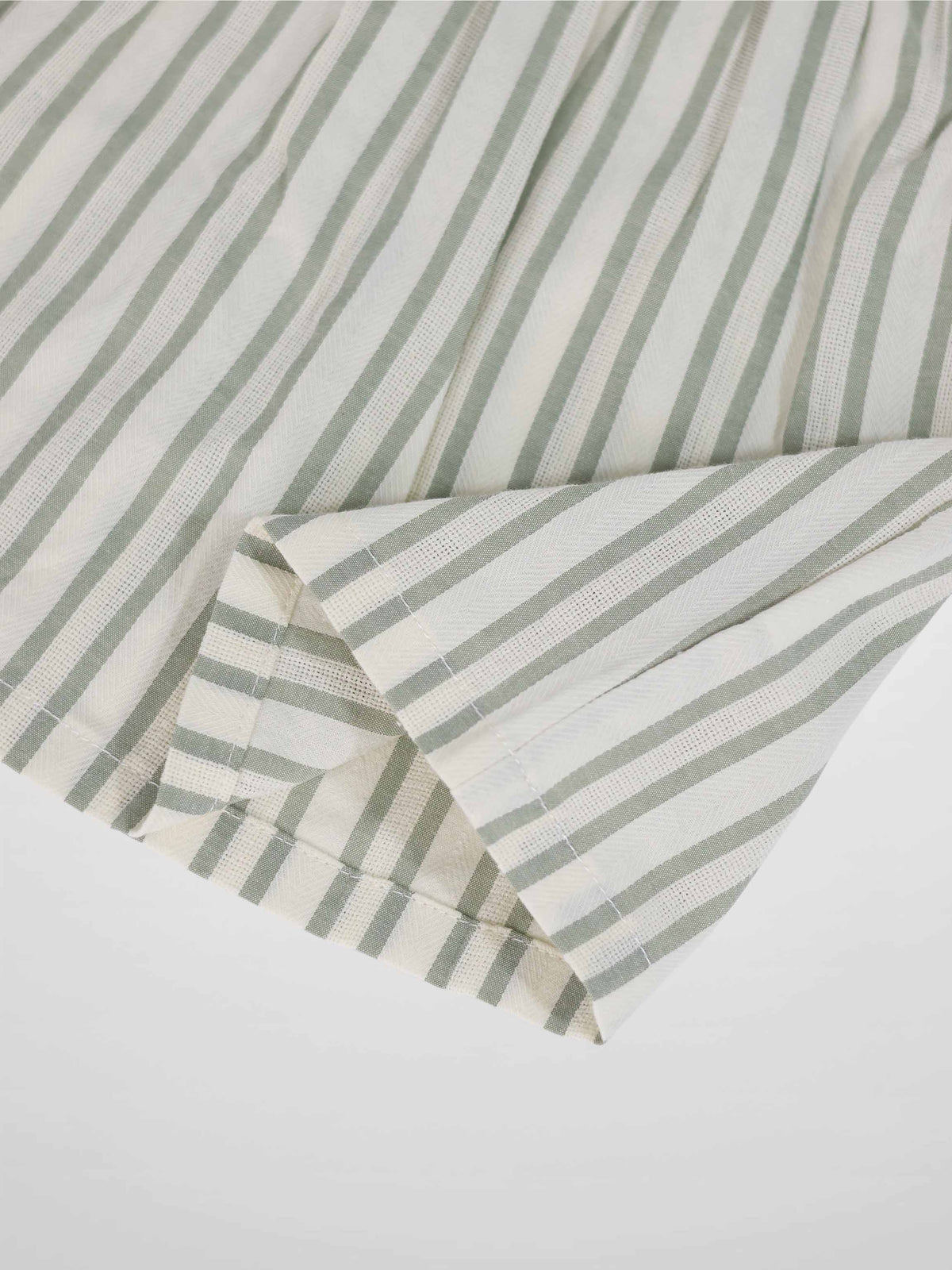 Green Striped Ruffled Shirt &amp; Bloomers Set by Adee for little girls