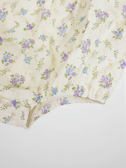 Ivory Flower Romper