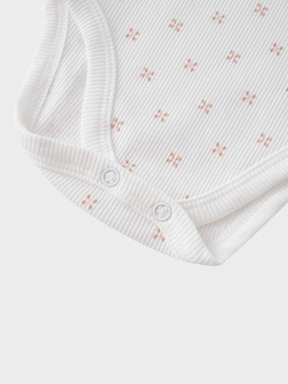 Pink diamond pattern bodysuit undershirt