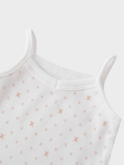 Pink diamond pattern baby bodysuits