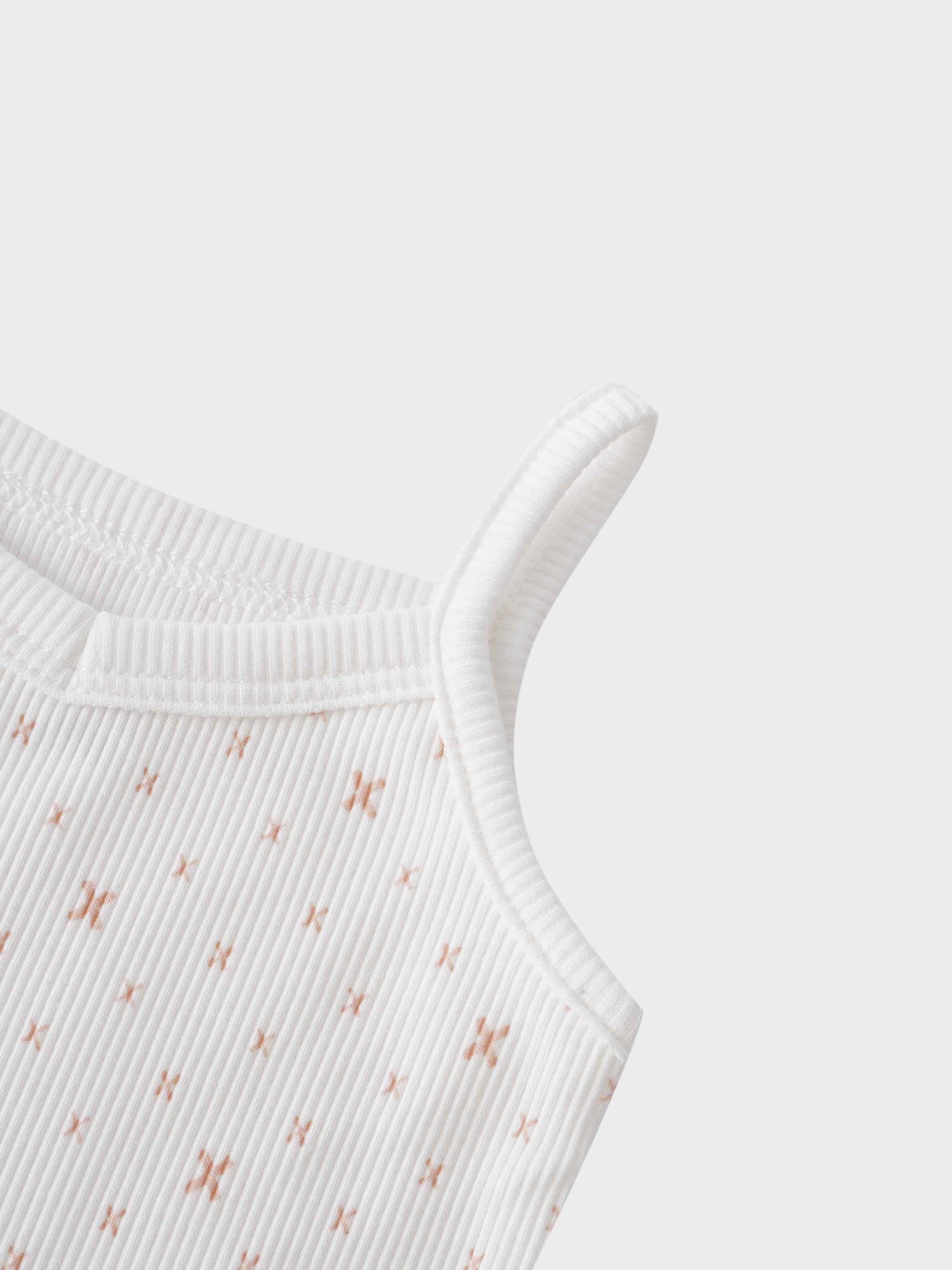 Diamond patterned bodysuit undershirt