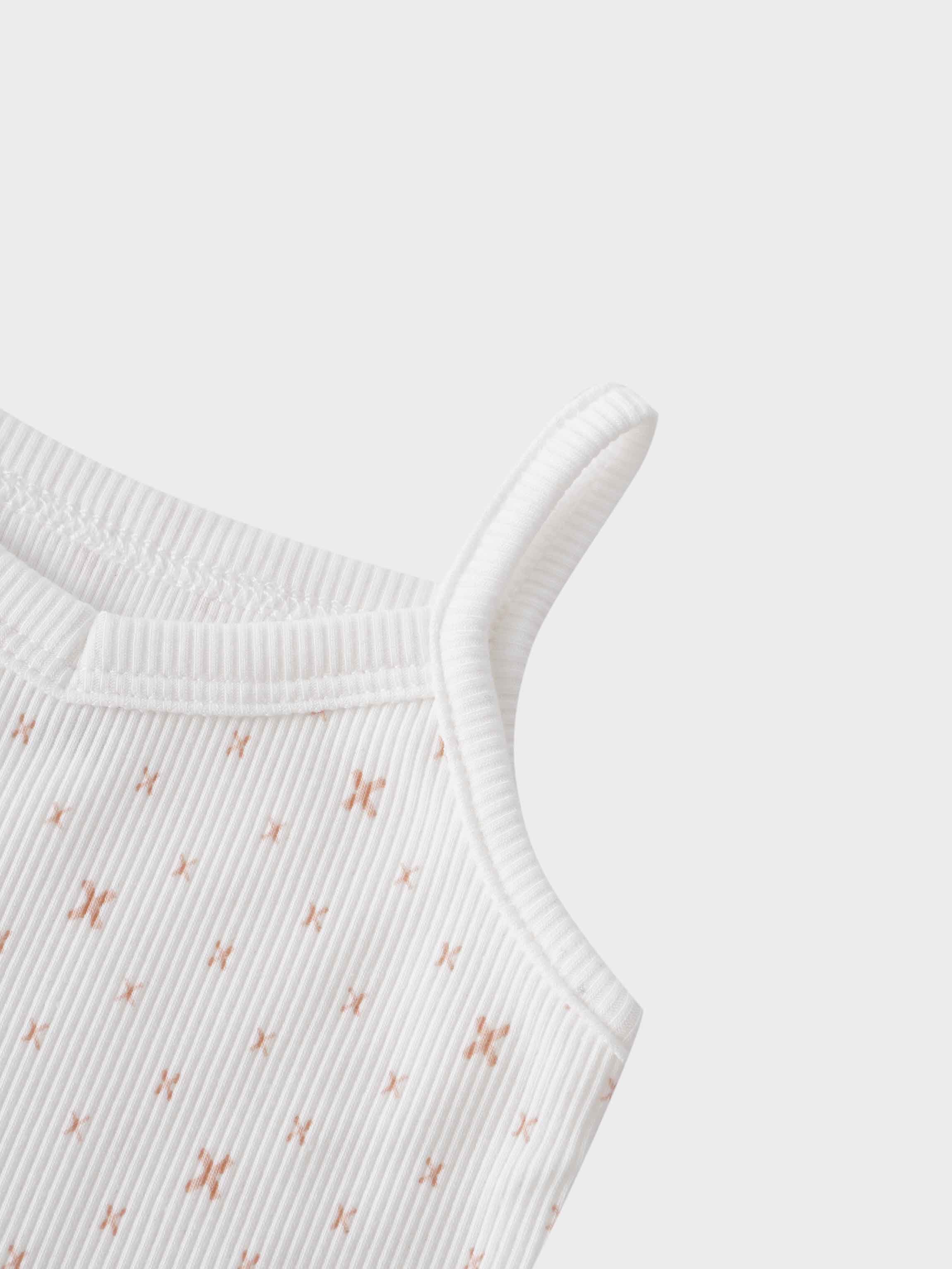 Diamond patterned bodysuit undershirt