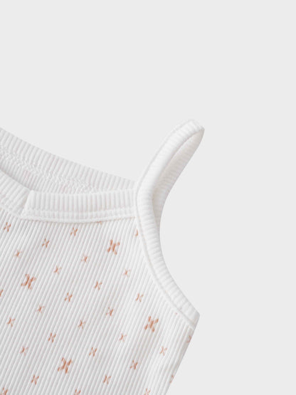 Diamond patterned bodysuit undershirt