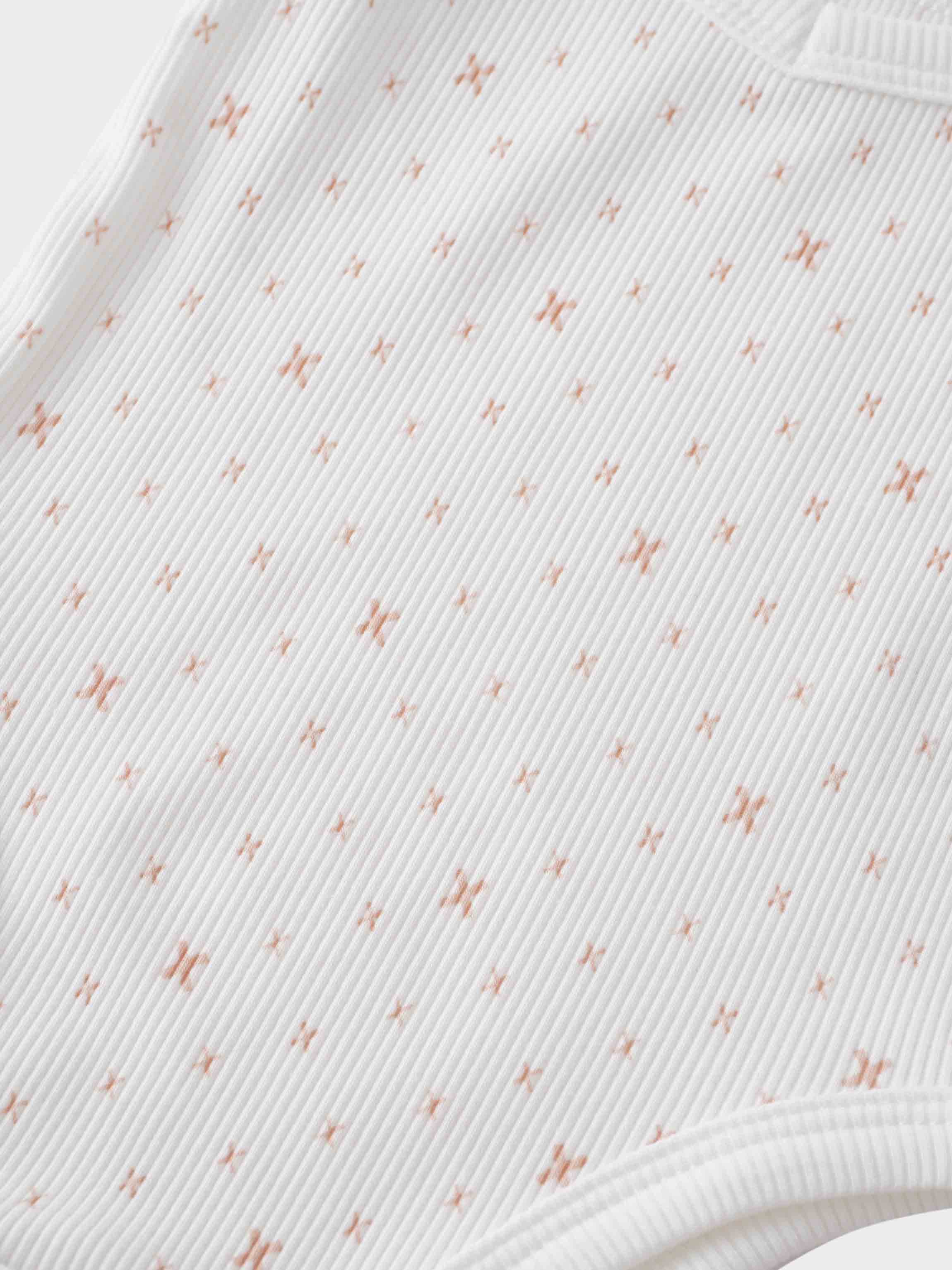Pink diamond pattern bodysuit undershirt