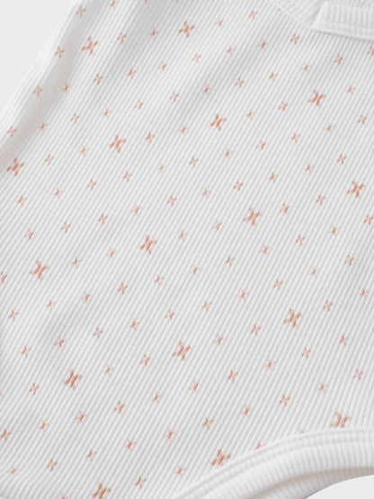 Pink diamond pattern bodysuit undershirt