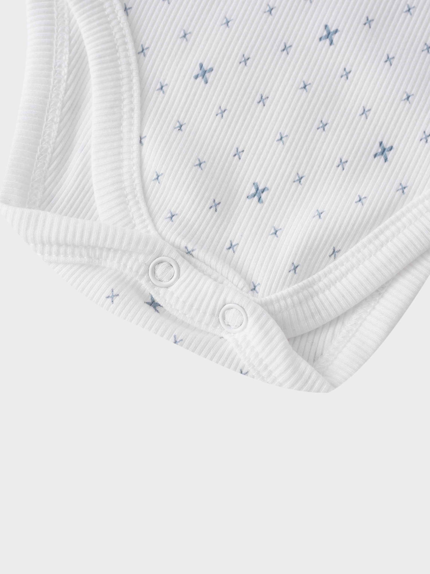 Light blue diamond pattern bodysuit