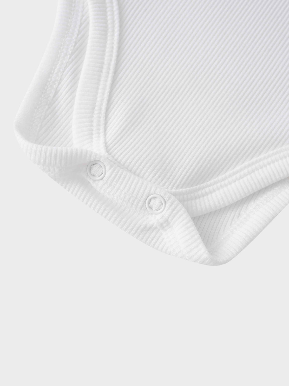 White bodysuit undershirt snaps