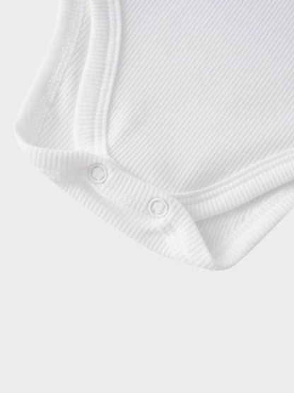 White bodysuit undershirt snaps
