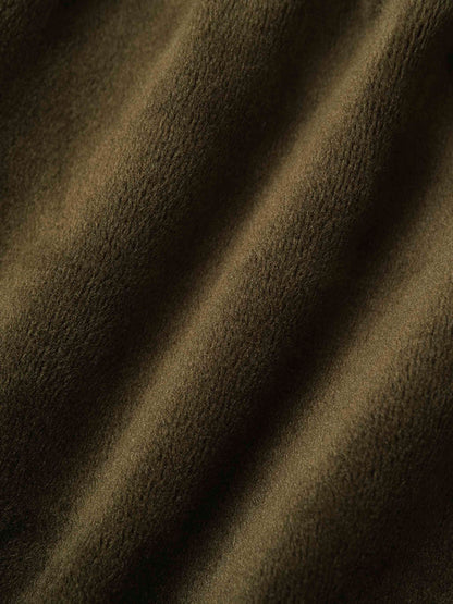 Tiered Velour Robe - Hunter Green