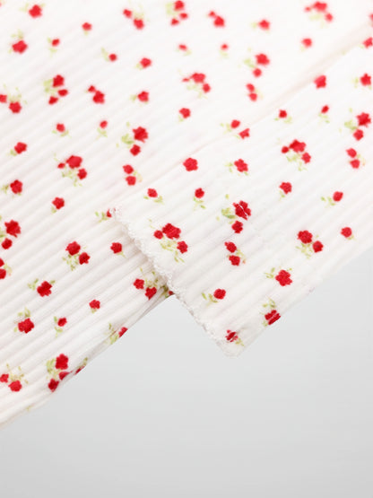 Red Flower Stretchy Girls&