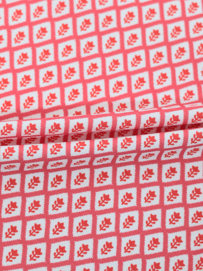 Diamond Flower print fabric for Adee girls&