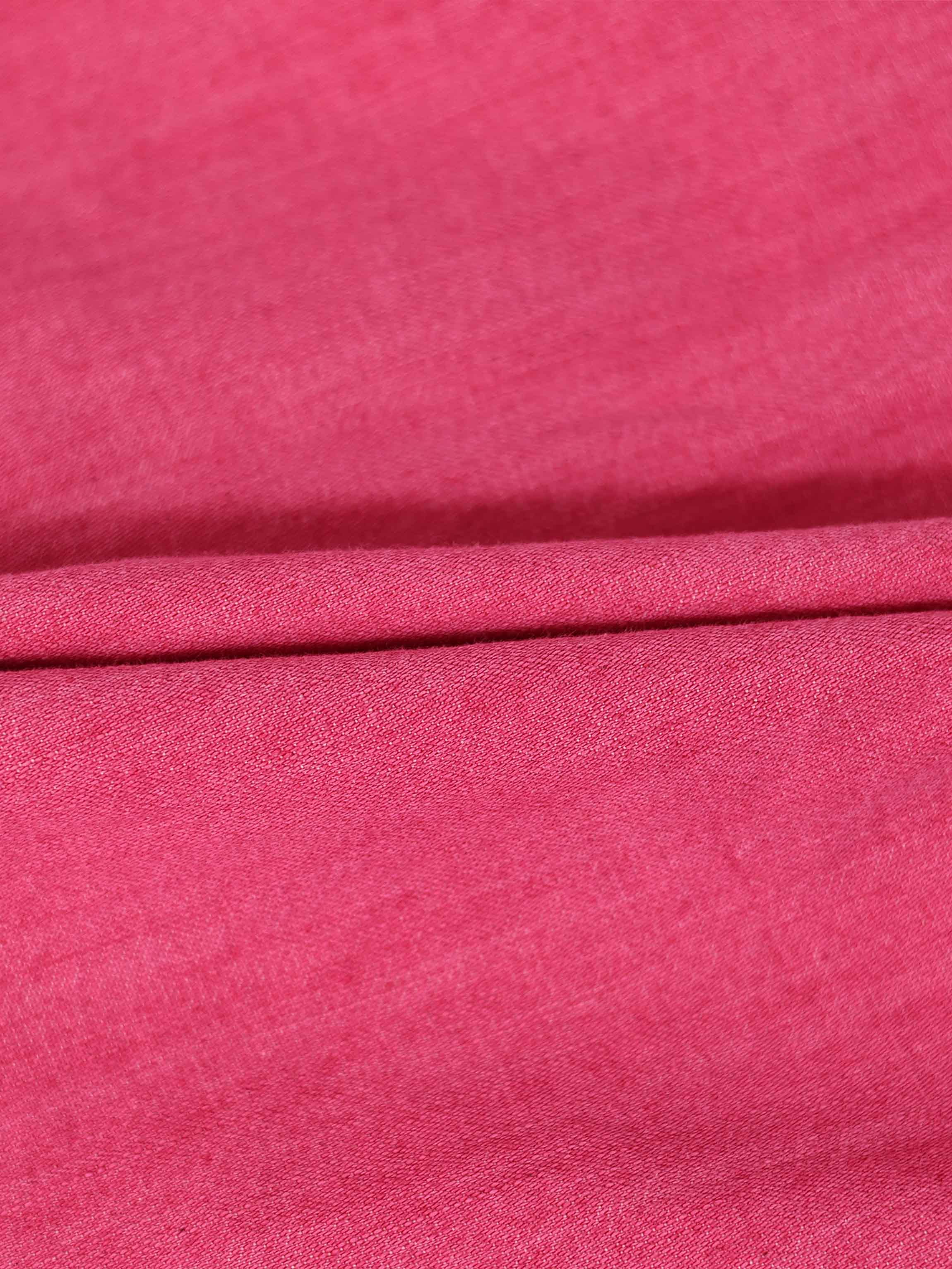 3/4 sleeve Henley pink denim girls top by Adee, casual tee style