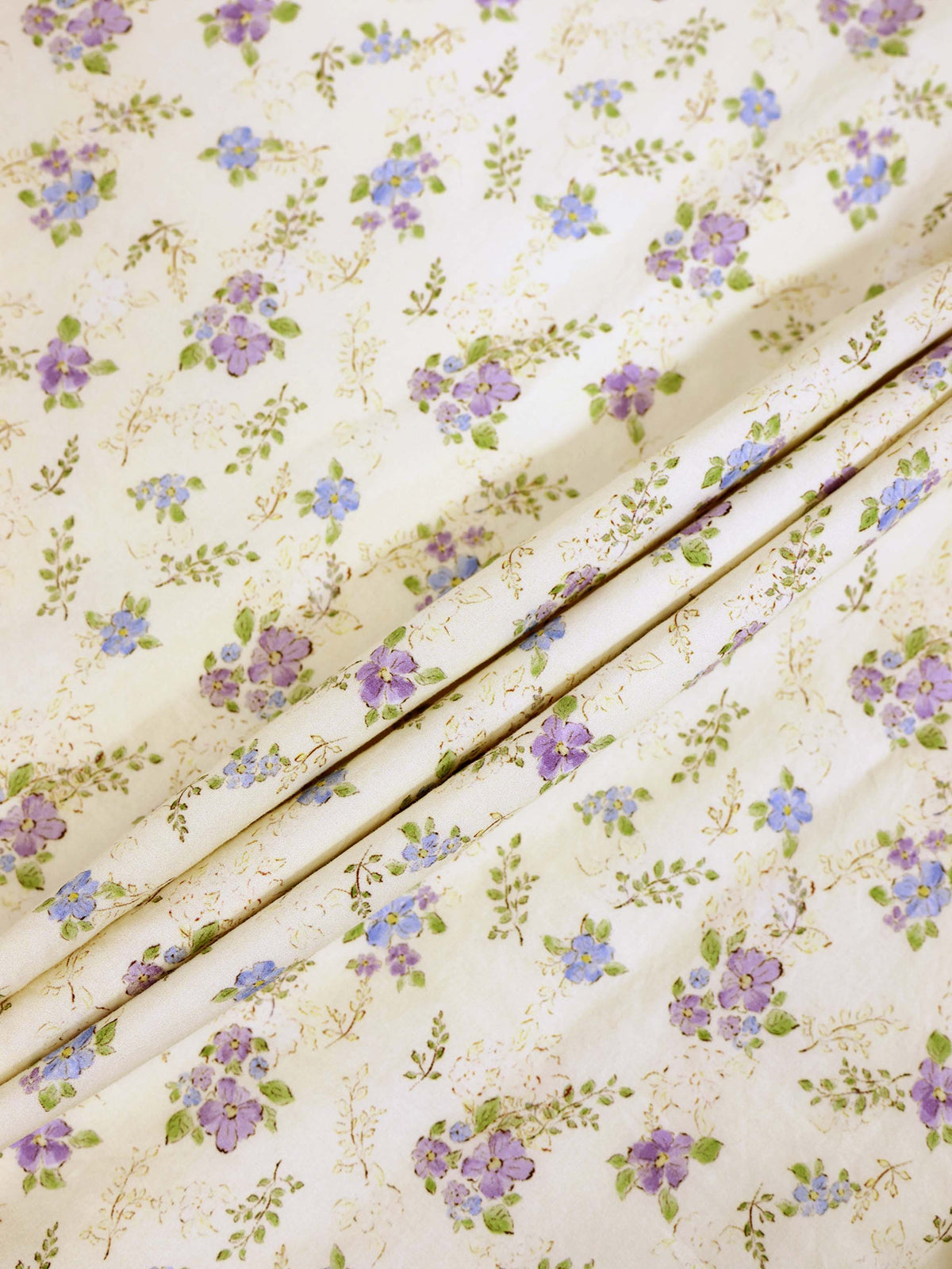 Ivory Flower Romper by Adee; girls dressy romper in ivory floral print with purple and blue flowers