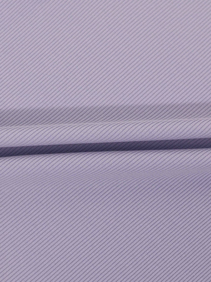 3/4 sleeve T-shirt fabric in lavender, ribbed knit close-up for girls&