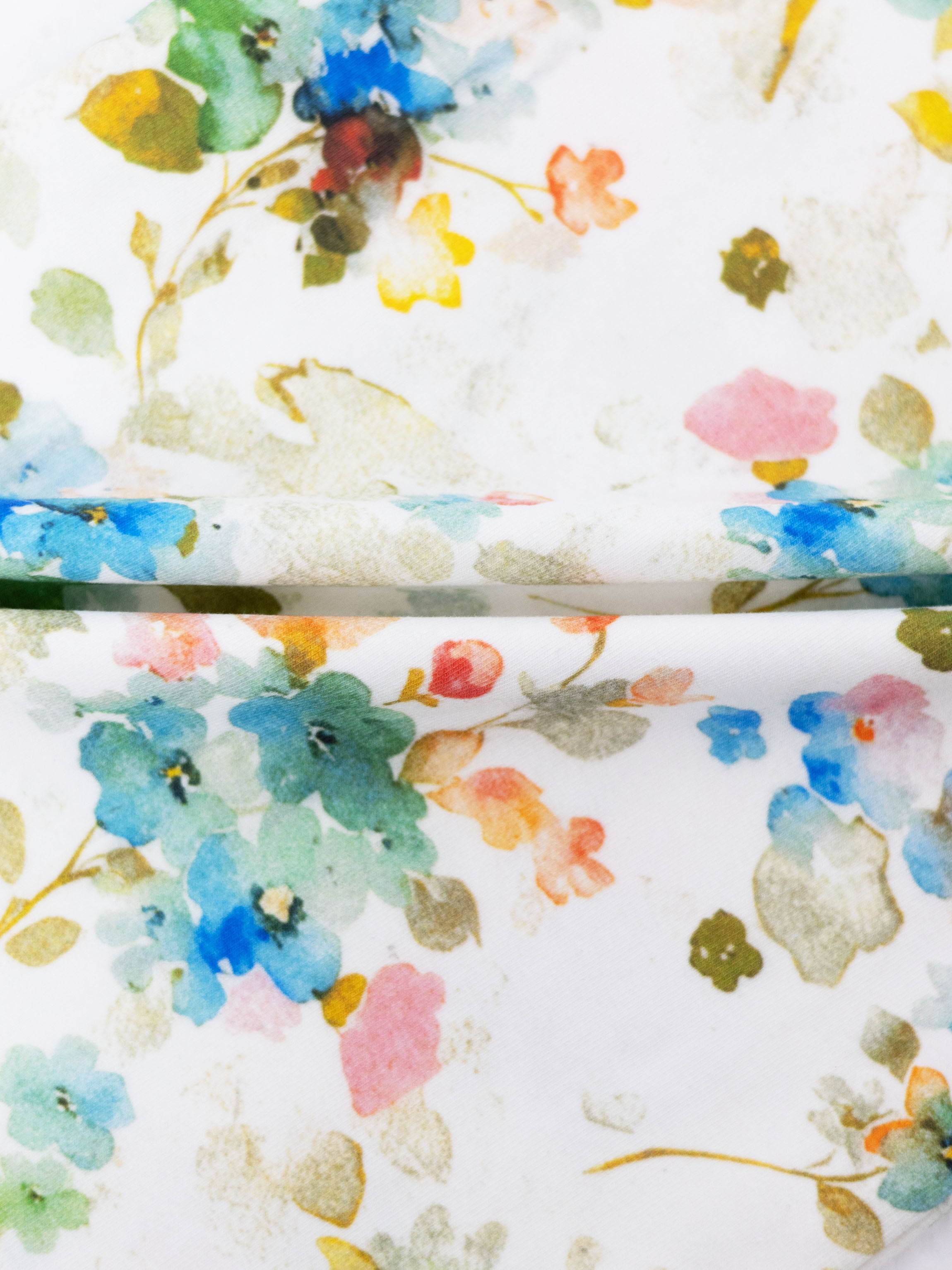 Pastel Flower Skirt by Adee; girls apparel with a floral pastel print