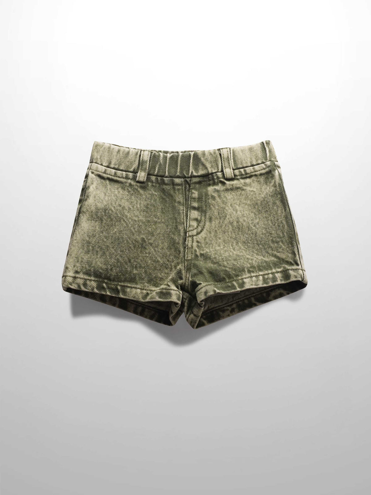 Washed green denim boys&
