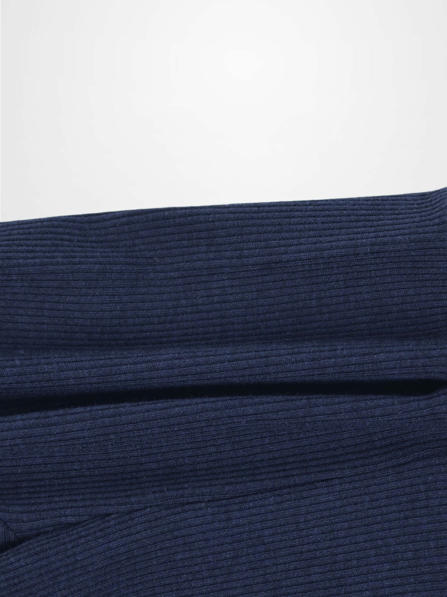Biker shorts navy thin ribbed fabric, unisex basics