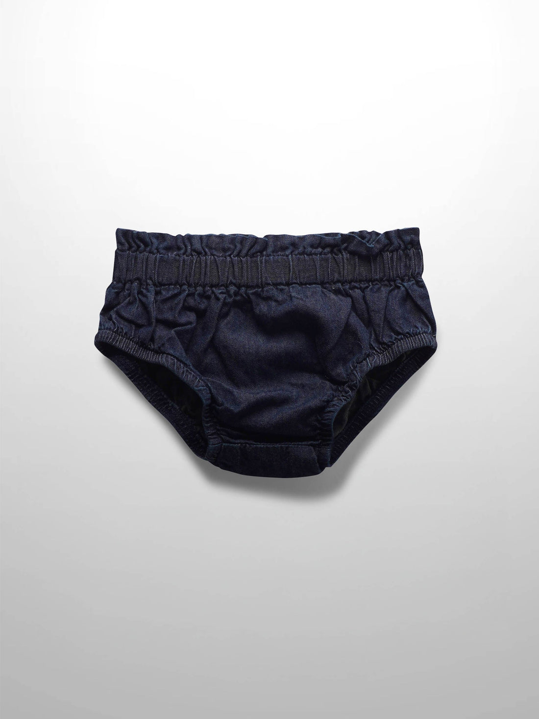 Dark denim baby bloomers shorts