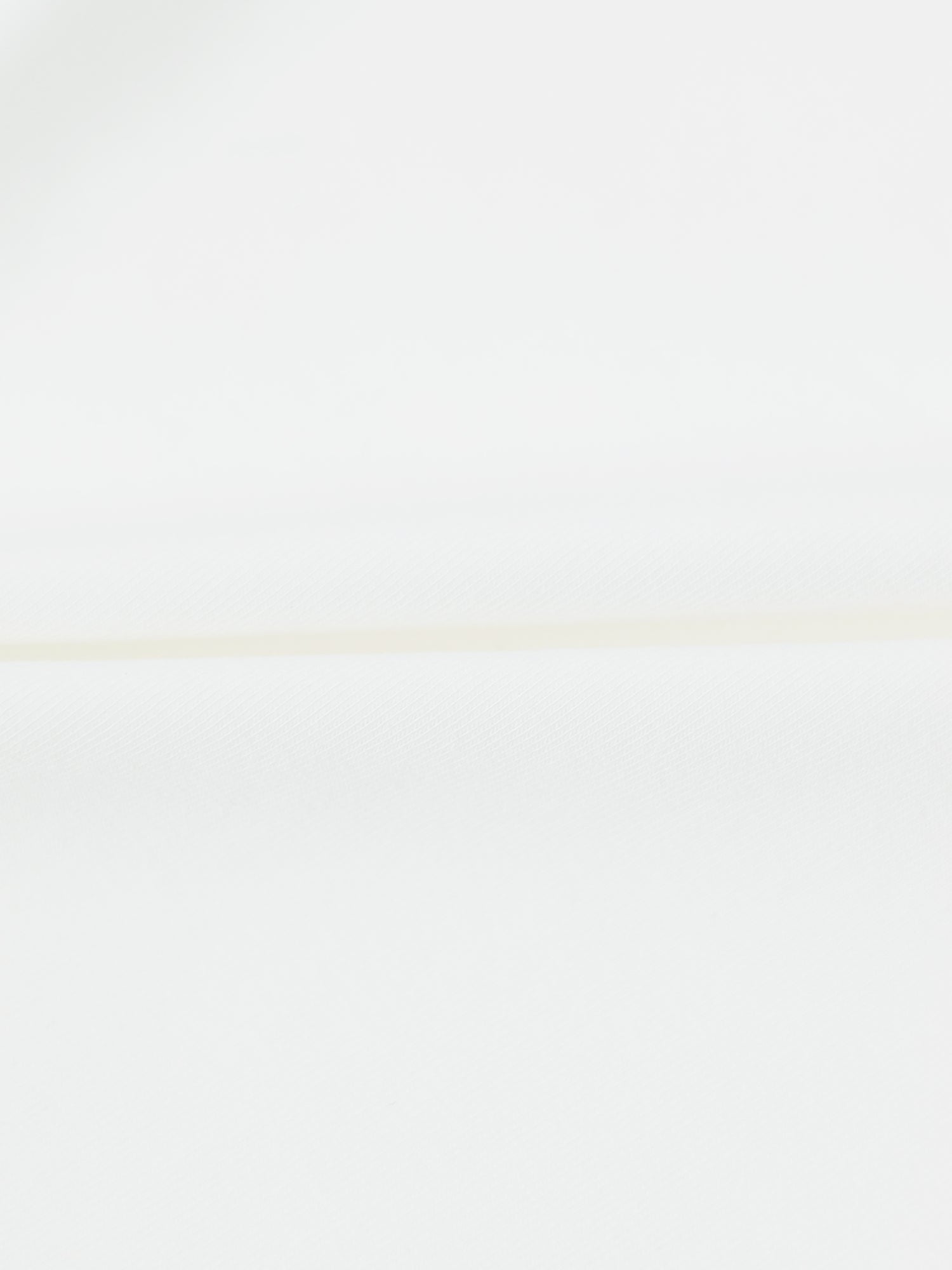 Embroidered Strawberry 3/4 Puff Sleeve T-shirt, white fabric close-up