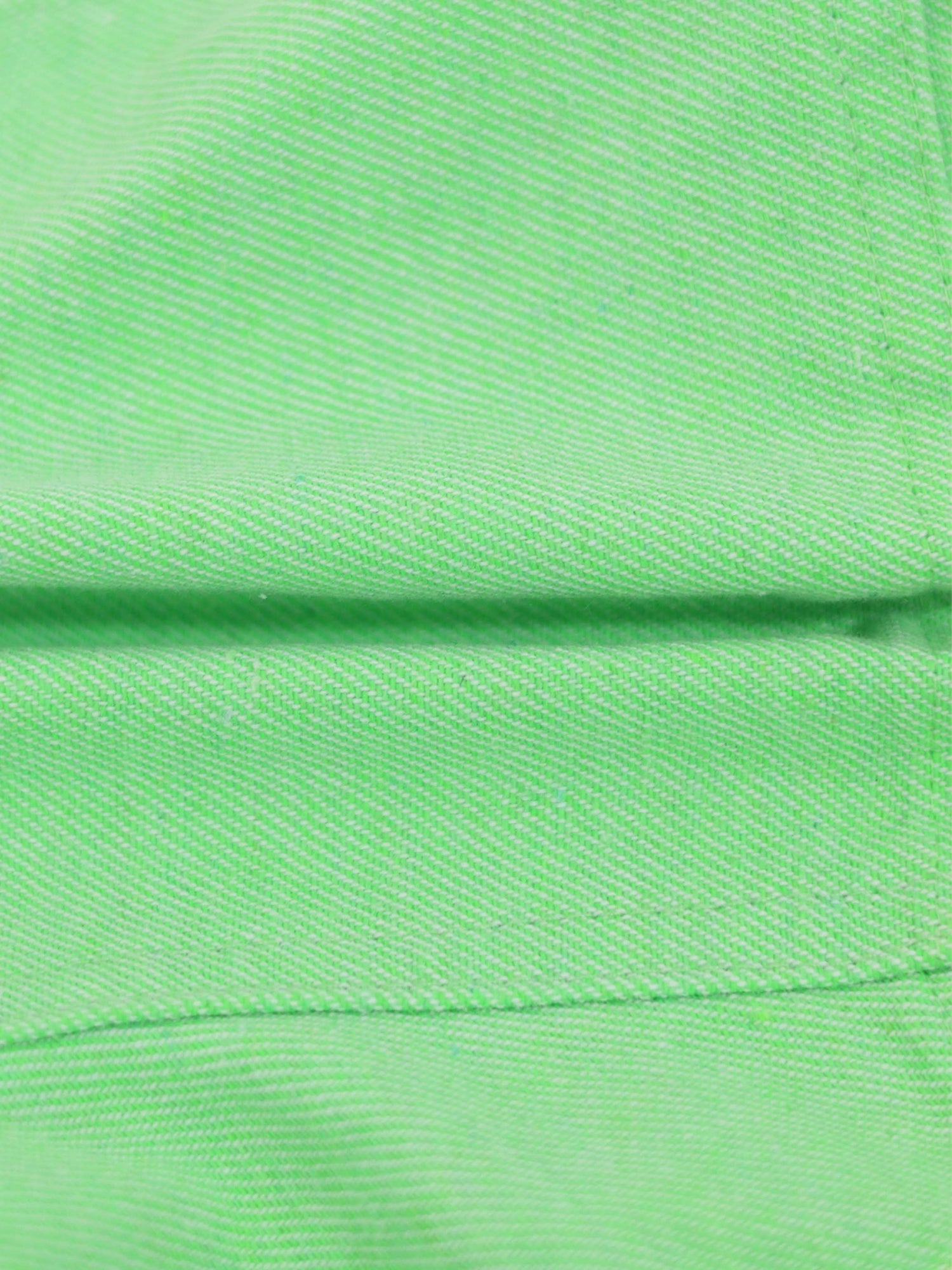 Boys Denim Shorts by Adee in neon green denim fabric