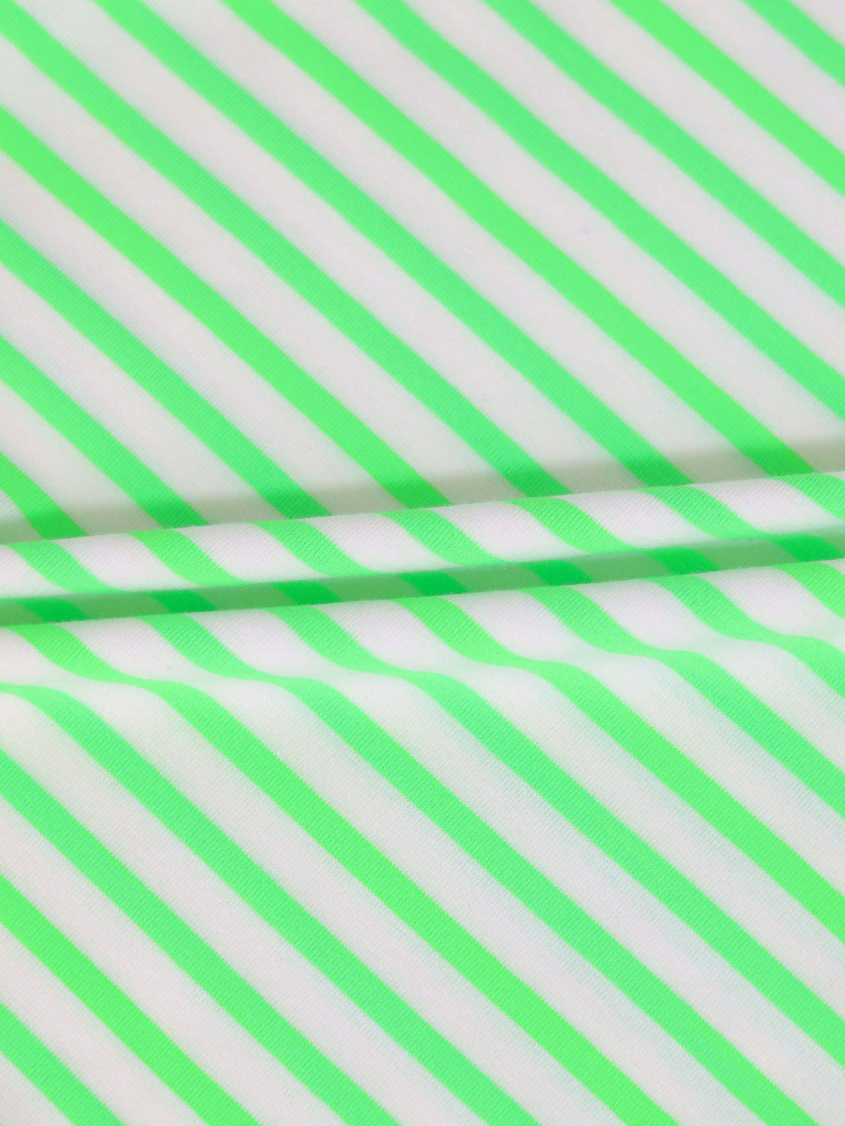 Neon green striped boxy boys&