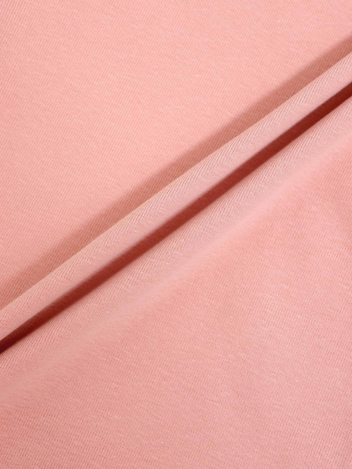 Bow Pajamas by Adee; pink cotton knit fabric close-up for girls&