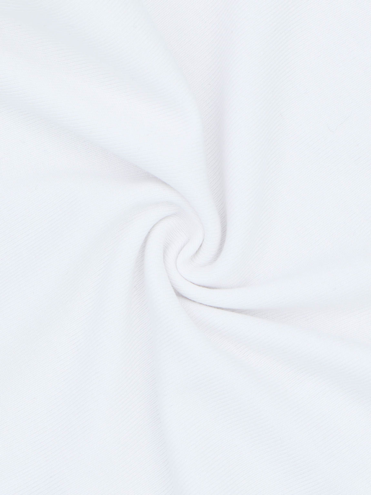 Soft white fabric for baby bodysuit.