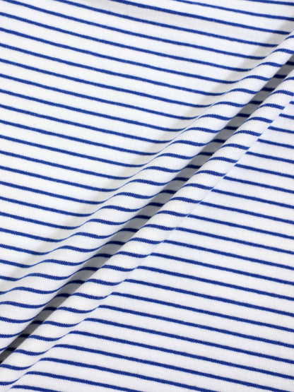 Eiffel Tower Bloomers &amp; Tank Set for little boys; blue and white striped fabric