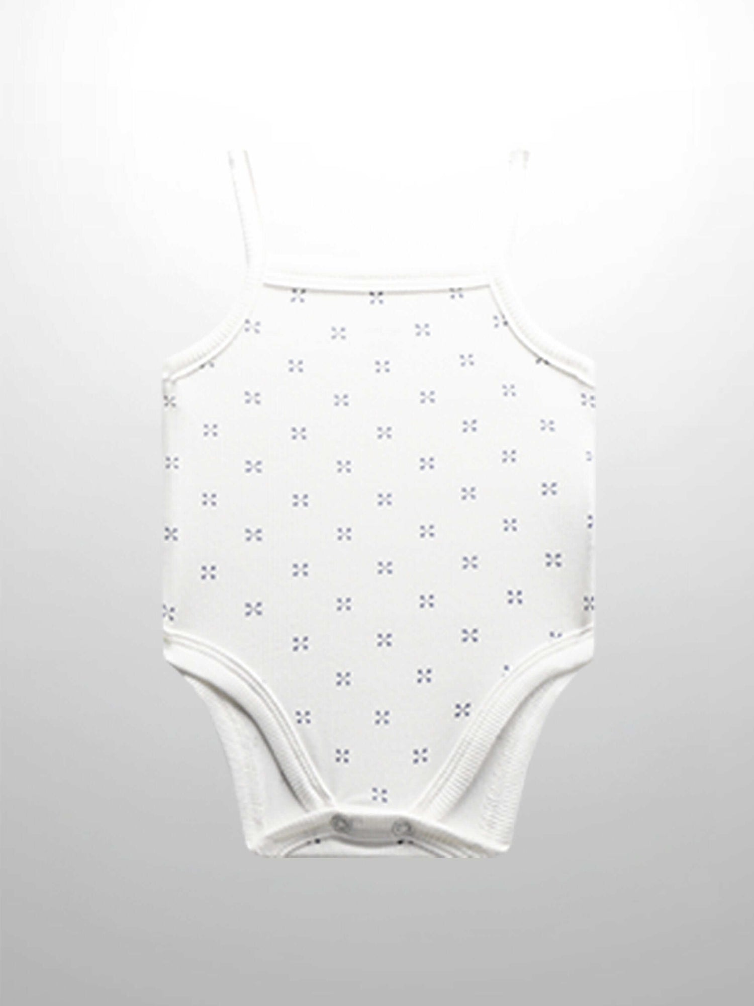 Light blue diamond pattern bodysuit