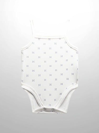 Light blue diamond pattern bodysuit