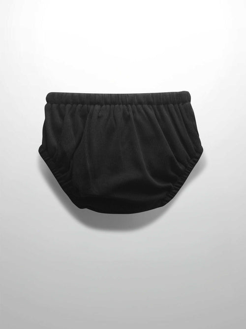 Black drawstring bloomers for kids