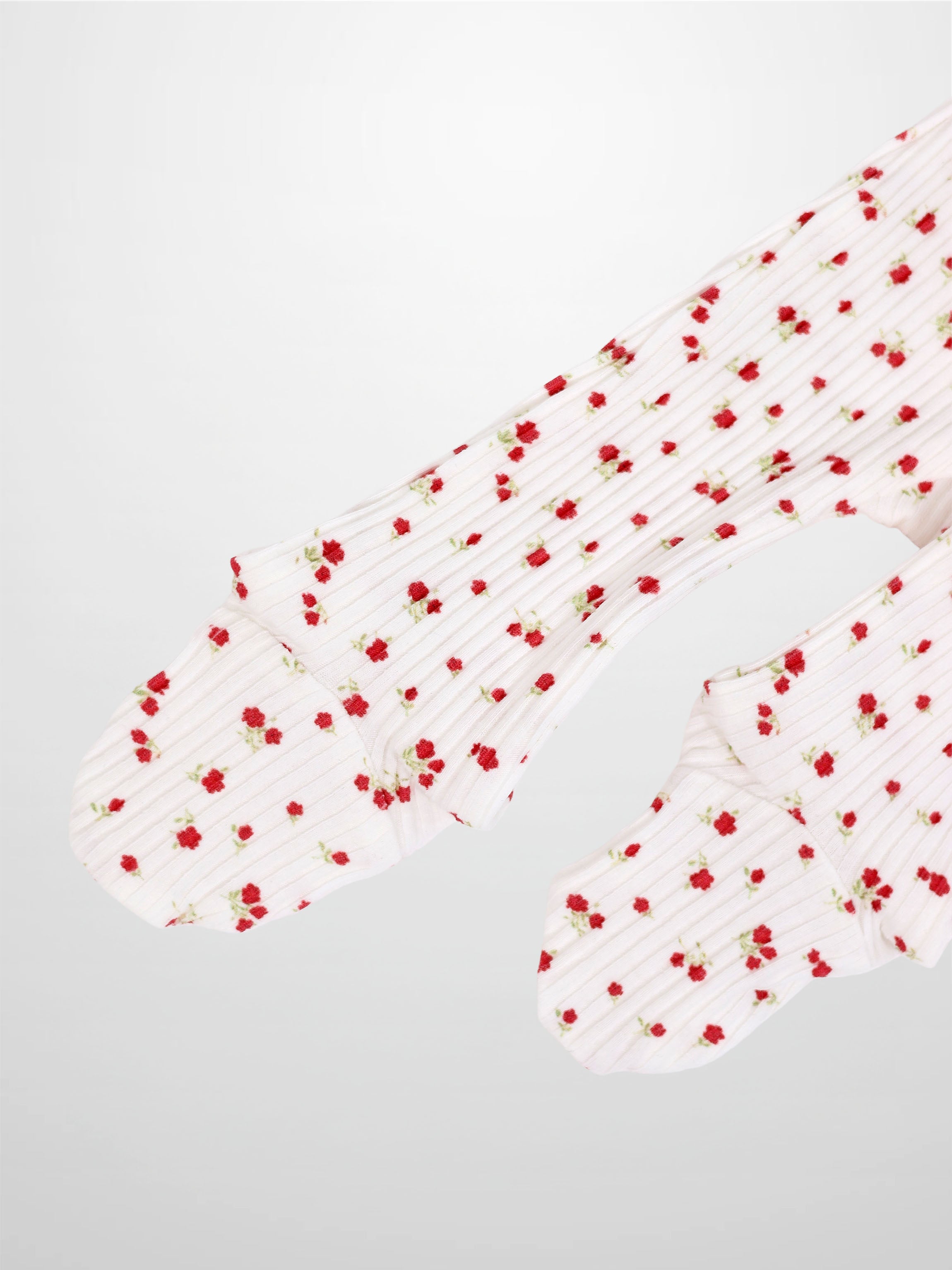 Red Flower Stretchy girls&