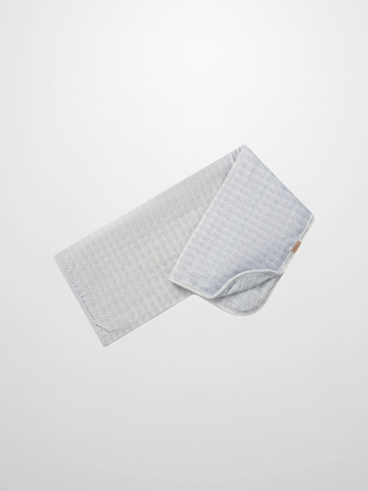 Heritage Herringbone Blanket - Blue, Adee boys swaddle blanket
