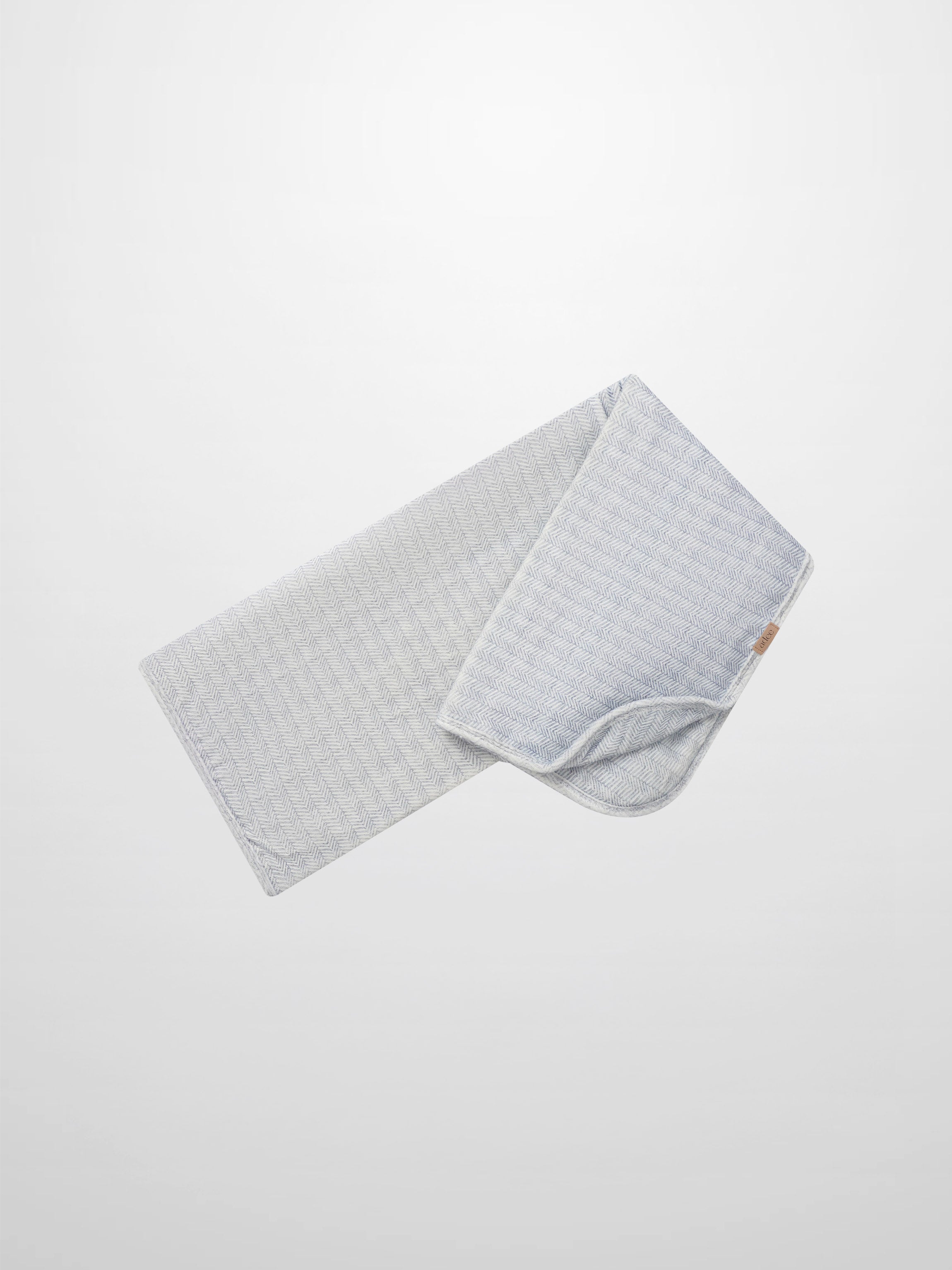Heritage Herringbone Blanket - Blue, Adee boys swaddle blanket