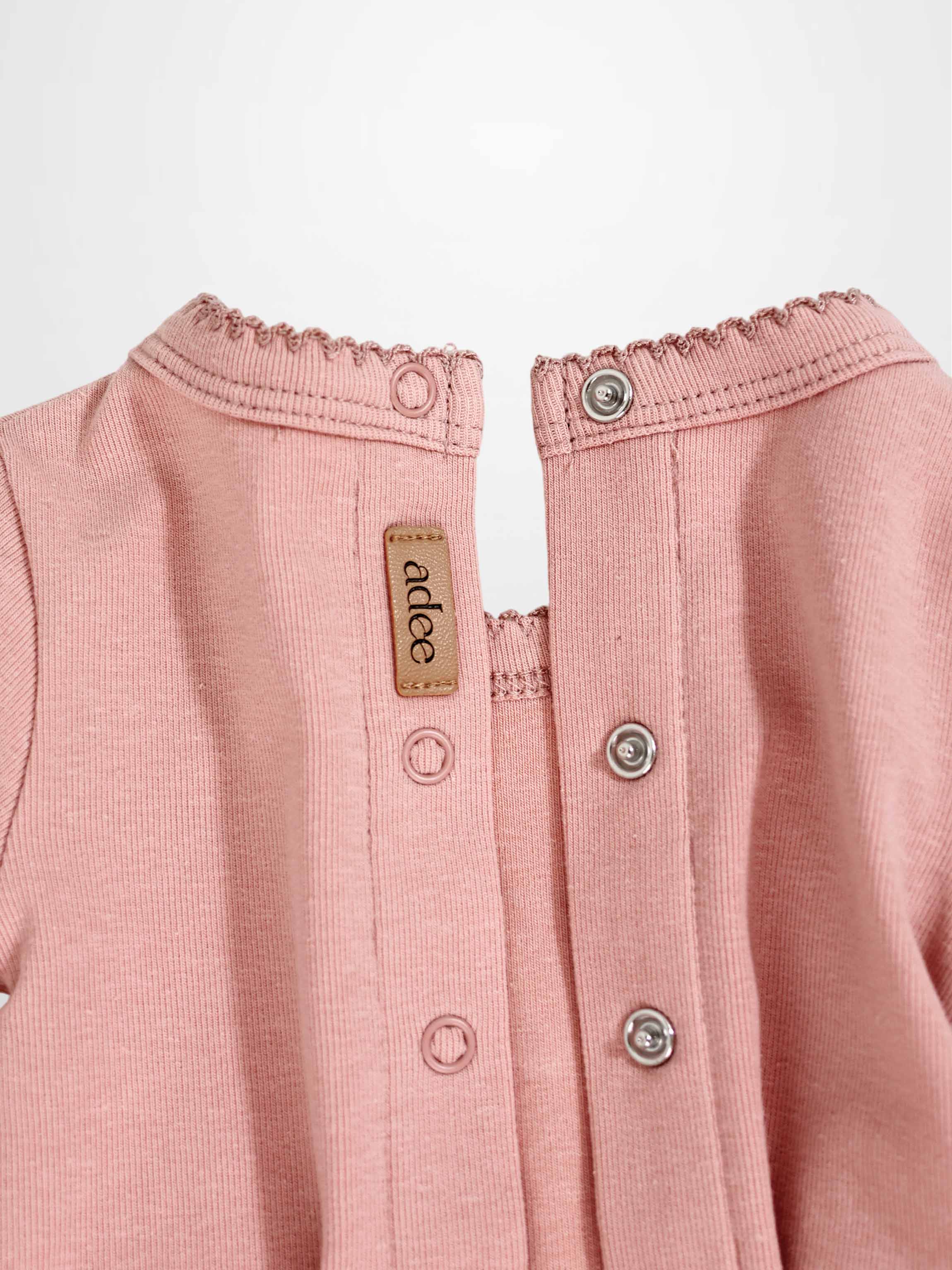 Pink Bow Stretchy with Lace