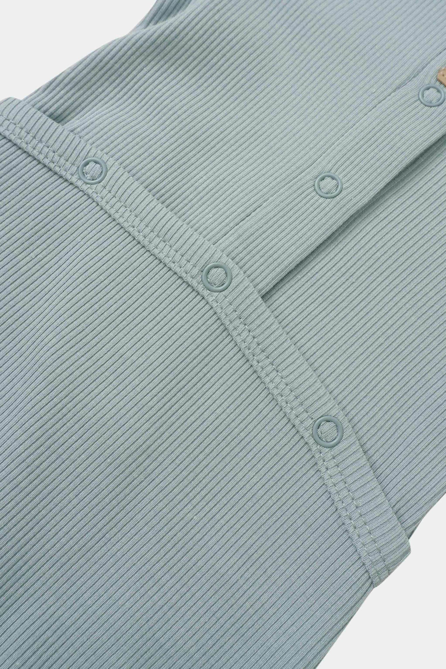 Boys Stretchies Legacy Stitch Stretchy by Adee in light blue corduroy with snap buttons