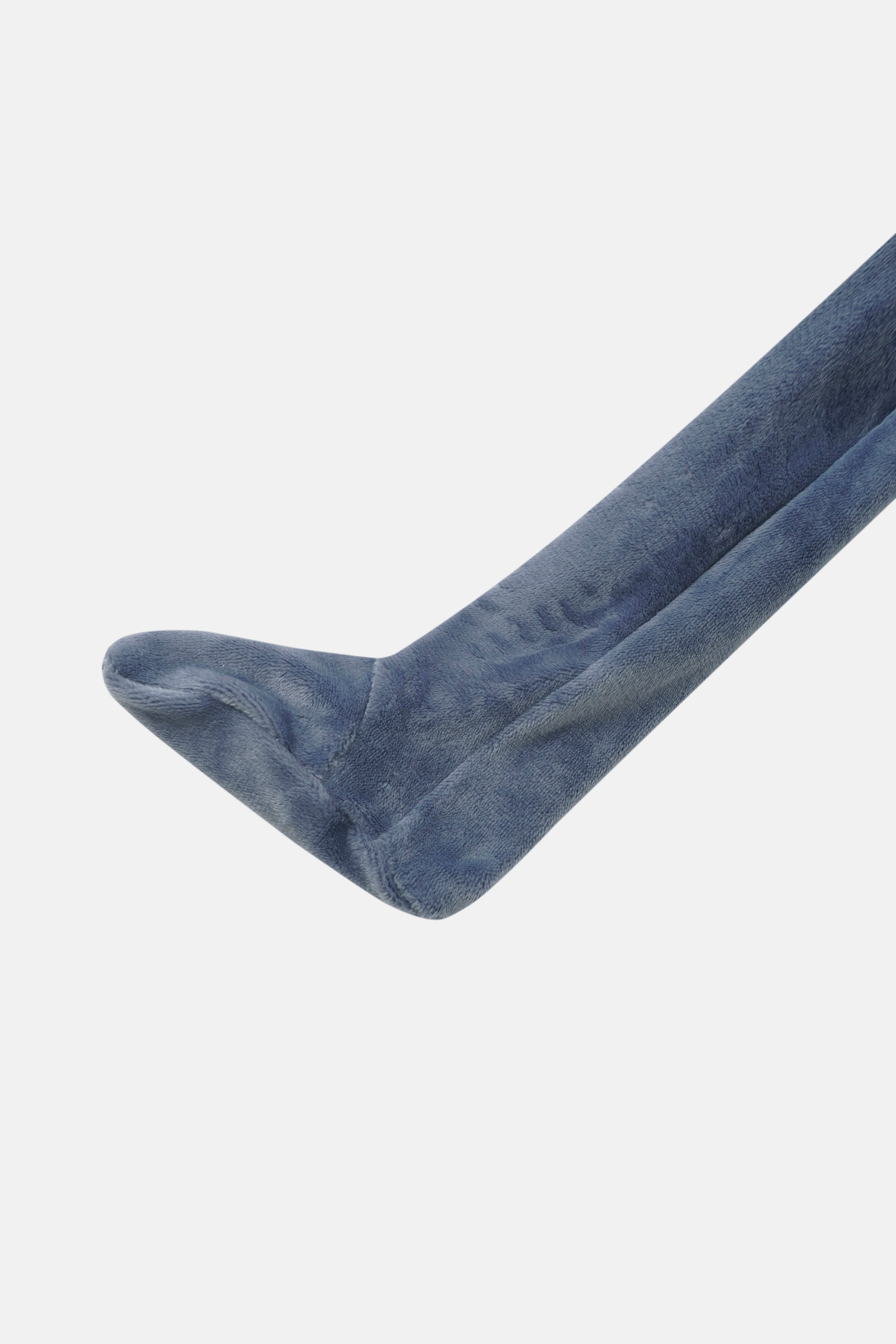 Baby Lamb Stretchy by Adee, blue plush boys stretchies with soft velvet fabric.